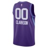 NBA Utah Jazz Trikot Clarkson Jordan Nike 2024-25 City Edition Lila Swingman - Herren